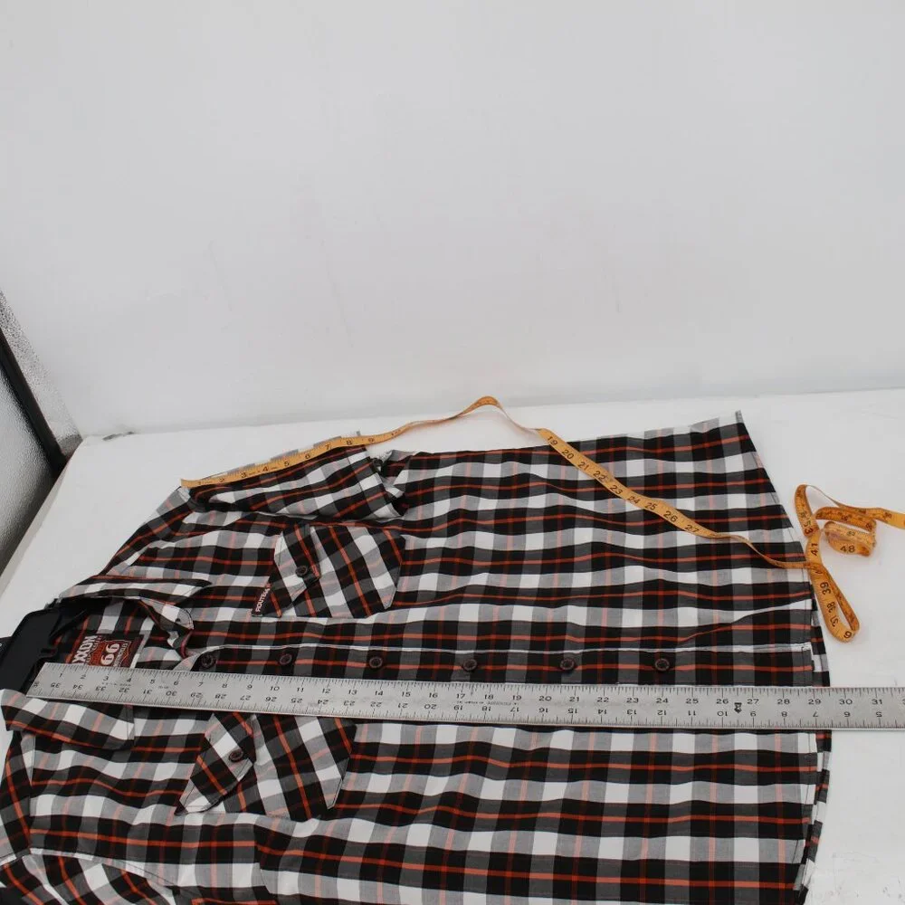 DIXXON Flannel co Shirt womens 2X Route 66 Bamboo Blend Plaid Motorcycle pockets - Picture 14 of 15